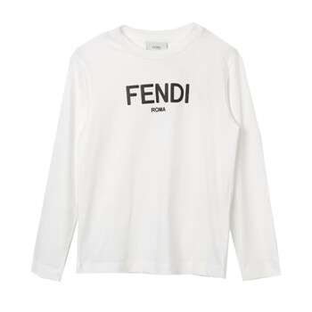 [FENDI] 24FW 키즈 여성 롱슬리브 티셔츠 JUI154 7AJ F0ZNE