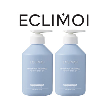 ★1+1★[이클리모이] 팝스칼프 탈모샴푸 500ml+500ml 