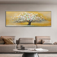 재물운 풍수지리 와이드 그림액자D(120cm)