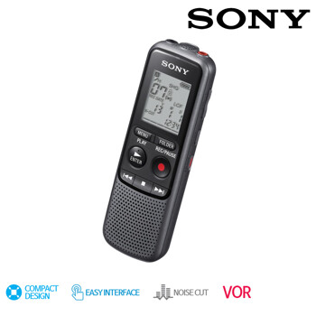 소니 보이스레코더 ICD-PX240 (4GB) 자동음성인식녹음VOR 재생속도조절 스피커내장 비밀녹음 강의녹음 인터뷰녹음