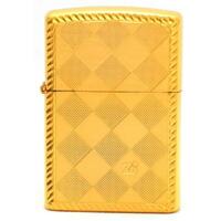 ZIPPO - 미국명품 지포 BLOCK ( GOLD ) 라이타 - 정품 케이스 박스포장 라이터