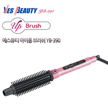 [예스뷰티] 아이롱 브러쉬 YB-390 (봉고데기,볼륨업고데기)-핑크