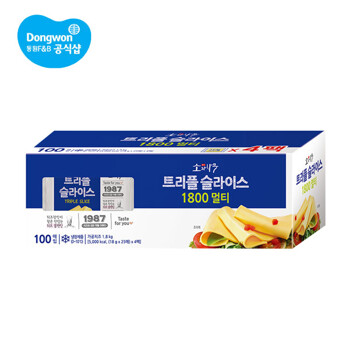 동원 소와나무 트리플 슬라이스 치즈 1.8Kg(100매입)