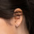 [엘렌쥬얼리]14k 페도라 큐빅 귀걸이