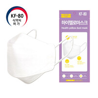 KF80 하이헬로 식약처 인증 마스크 30매//황사 보건 방역용 대형