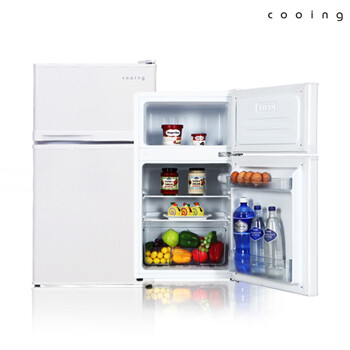 (S) 쿠잉 투도어 냉장고 80L REF-087CNW