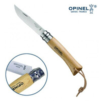 OPINEL 프랑스 나이프 클래식 7VRI 너도밤나무 가죽 끈