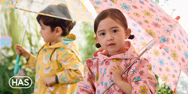 [HAS] 헤즈 23 NEW 아동 레인/우산