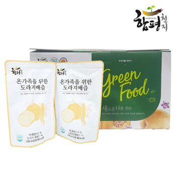 [함평천지] 도라지 배즙(100ml x 30포) x 2박스