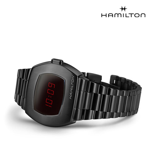 [해밀턴] H52404130 아메리칸 클래식 해밀턴 PSR 디지털 쿼츠 블랙 PVD 남성 시계
