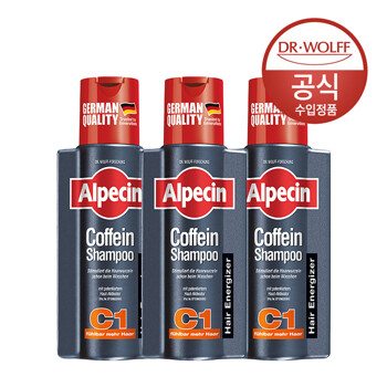 알페신 카페인 샴푸 C1 (모발 강화) 250ml x3