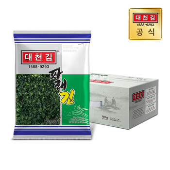 [420-7] 대천김 파래김 20g × 8봉