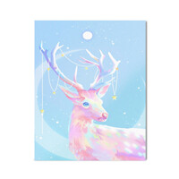 [아디코] DIY LED 보석십자수 - 핑크사슴 LB59 (40x50)