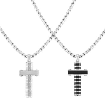[노미네이션]목걸이 STRONG(스트롱) necklace ed, in steel (CROSS) 028303 (택1)
