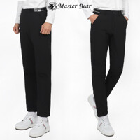 [MASTER BEAR] 마스터베어 허리 밴딩 배색 포인트 골프바지 Model No_M2-2B021