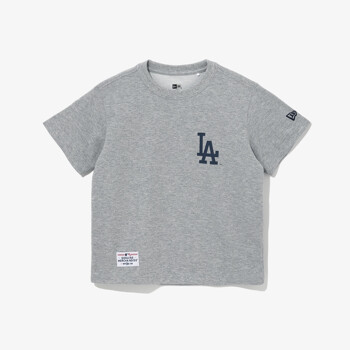 [뉴에라키즈] ] MLB 애니버서리 LA 다저스 티셔츠 헤더 그레이 (13679527)