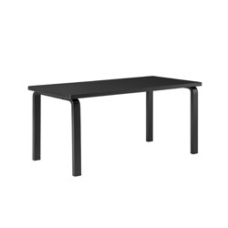 풀티 [ARTEK 아르텍] Aalto Table 83 Black 알토 테이블 83 블랙