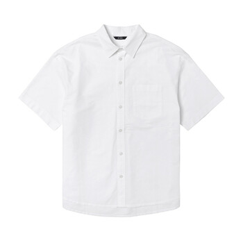 23 SS 오버핏 옥스퍼드 반팔 셔츠 (WHITE)