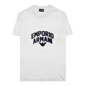 [라벨루쏘] [엠포리오 아르마니] 3R1TBG 1JUVZ 01C3 로고 반팔 티셔츠