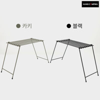한스캠핑 경량쉘프 (카키), 미니멀 심플 선반