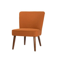 코지 컬러풀 6색 패브릭 등받이 원목 카페 의자 / 디자인 1인용 암체어 유럽 안락