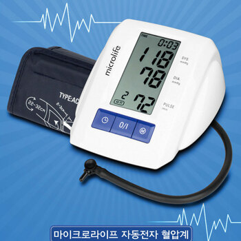 마이크로 라이프 팔뚝형 혈압계 BP3BM1-3 +전용아답터 혈압측정기