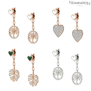[Nomination] 노미네이션귀걸이 VITA earrings in 925 silver, cz and stones 148403 (택1)