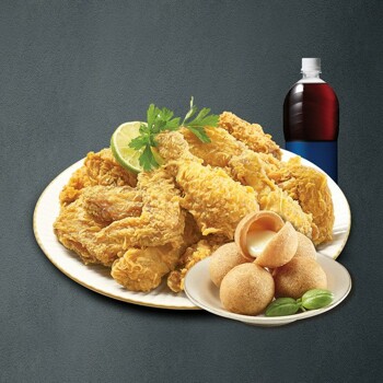(자담치킨) 후라이드치킨+치즈볼+콜라1.25L