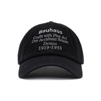 BAUHAUS WASHED BALL CAP (BLACK)