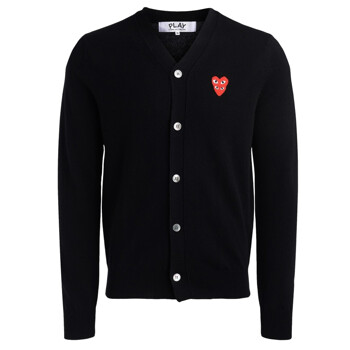 [COMME DES GARCONS] 23FW 더블 레드 와펜 브이넥 가디건 AZ-N076-051-1