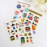 [박씨상방] 한국 전통 기념 스티커E 외국인선물