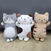 [더베딩샵] 귀여운 고양이 삼총사 애착 인형 베개 쿠션