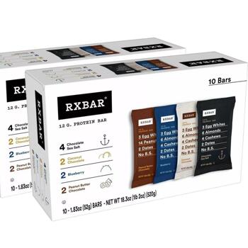 RXBAR 알엑스바 12g 프로틴바 4가지맛 총10입 2팩