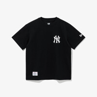 [뉴에라키즈] MLB 뉴욕 양키스 홈 치어링 아이스크림 티셔츠 블랙 (14310276)