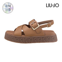 [리우조] 소가죽 메탈 버클 샌들 LOVELY SANDAL 01 L241SE23BR