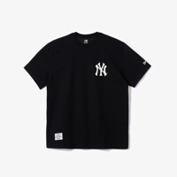 [뉴에라][공용]MLB 뉴욕 양키스 홈 치어링 아이스크림 티셔츠 블랙(14179167)