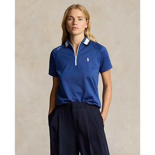 폴로 골프 여성 테일러드핏 쿼터 지퍼 폴로 셔츠(WMXGKNINB920217400)