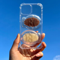 갤럭시/아이폰 붕어케이스 투명 젤리 레진 붕어빵 스마트폰 보호
