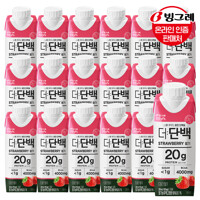 [빙그레]더단백 드링크 딸기 250mlx18팩 /단백질/운동