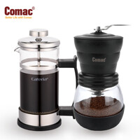 프렌치프레스 홈카페 2종세트 (CP3/MC1)+커피보관용기+계량스푼 [커피그라인더/커피/티메이커]