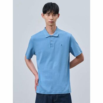 [빈폴] 인터록 칼라넥 티셔츠  블루 (BC4342C09P)