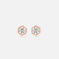 디아만테 다이아몬드 1부 14K 로즈 귀걸이 A241DE0141R4A