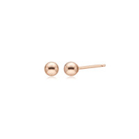 [티르리르] 14K 핑크골드 골드볼 4mm 귀걸이 TESK4P20528MX-4
