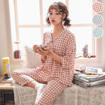 2070 바비앤 여성 잠옷 홈웨어 세트 (3color)