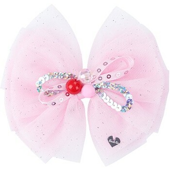[프렌치캣]핑크 샤 헤어핀Q42DG5071여아동등원룩예쁜헤어핀선물