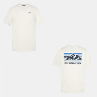 네파반팔티셔츠 EQF 7JD5366-A01 공용 캠프 그래픽 라운드 반팔 티셔츠