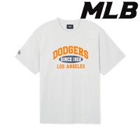 [MLB]썸머 바시티 기능성 오버핏 반팔 티셔츠 3ATSV0843 07GRL