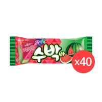 [롯데][빙과][무배] 수박바 40개