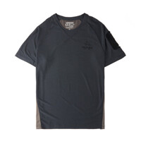 맥포스 패치워크 티셔츠 - 블랙