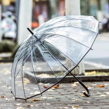 우산 우양산 양산 장마철 16k 투명 장우산 비닐 자동 시야확보 골프